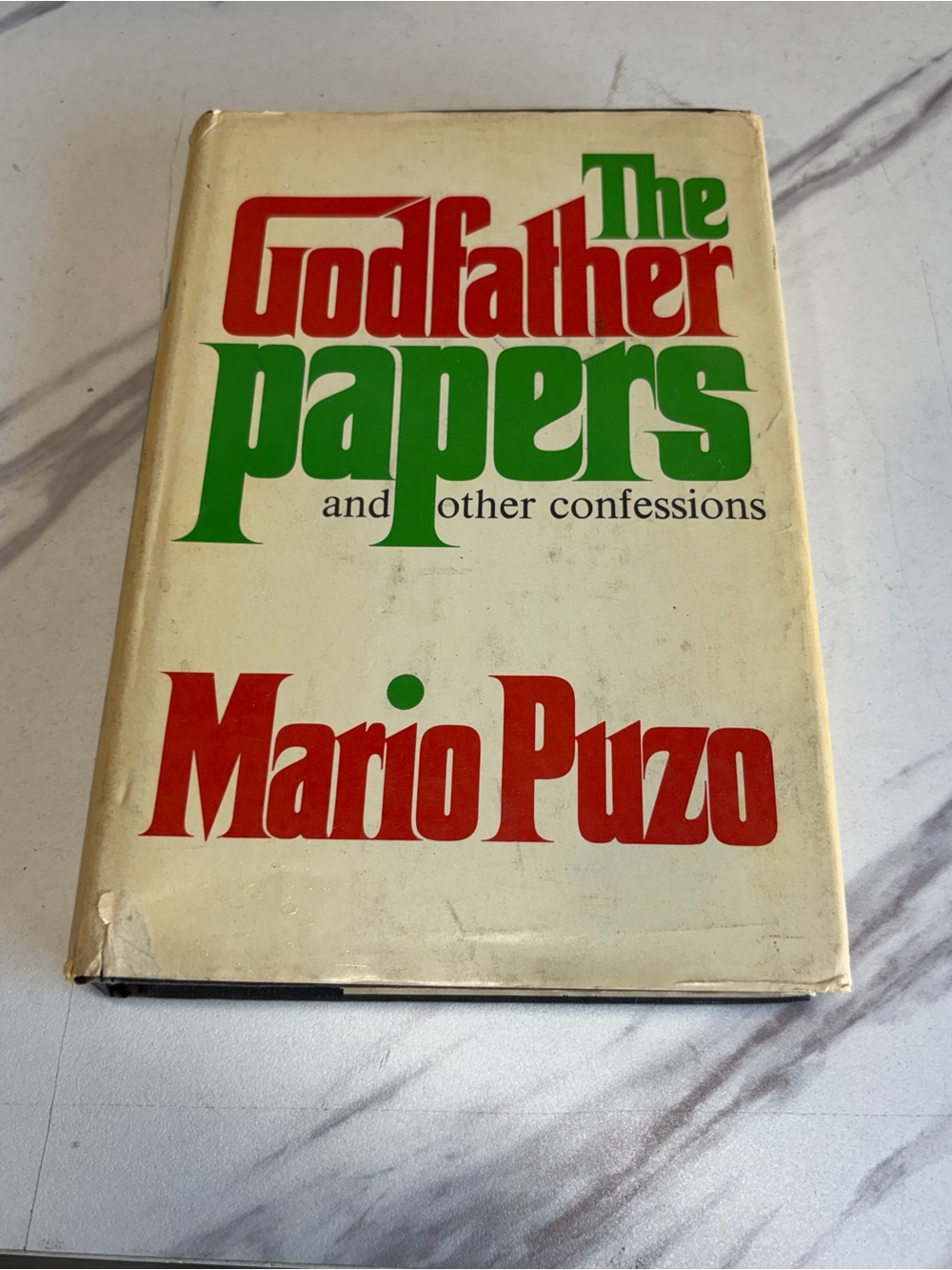 🔥 The Godfather Papers And Other Confessions HCDJ Book Mario Puzo 1972 BC🔥